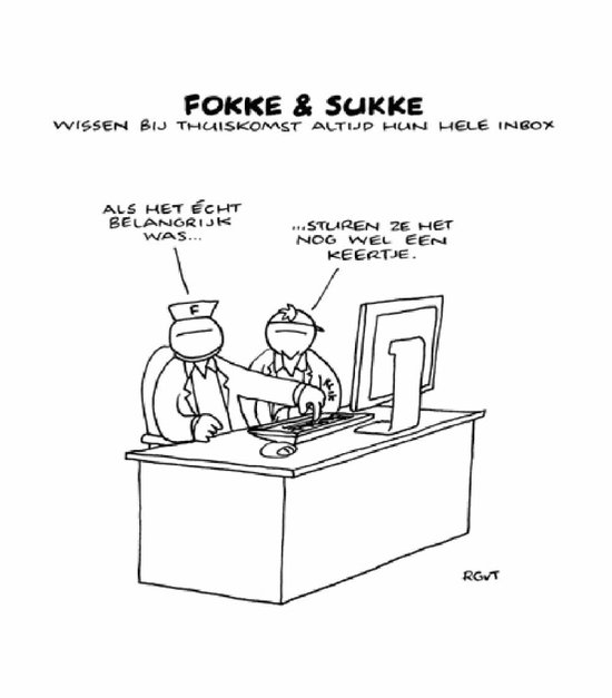 Fokke & Sukke 1 - Fokke en Sukke aan het werk