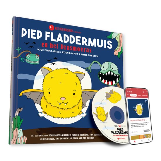 Piep Fladdermuis 1 - Piep Fladdermuis en het drasmoeras