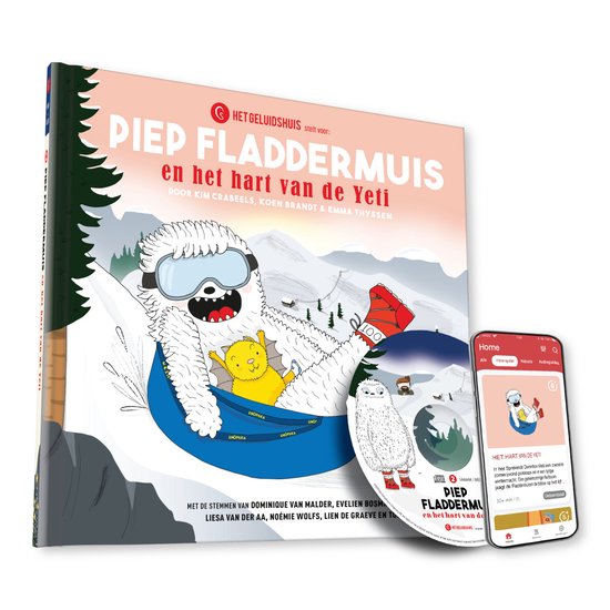 Piep Fladdermuis 2 - Piep Fladdermuis en het hart van de Yeti