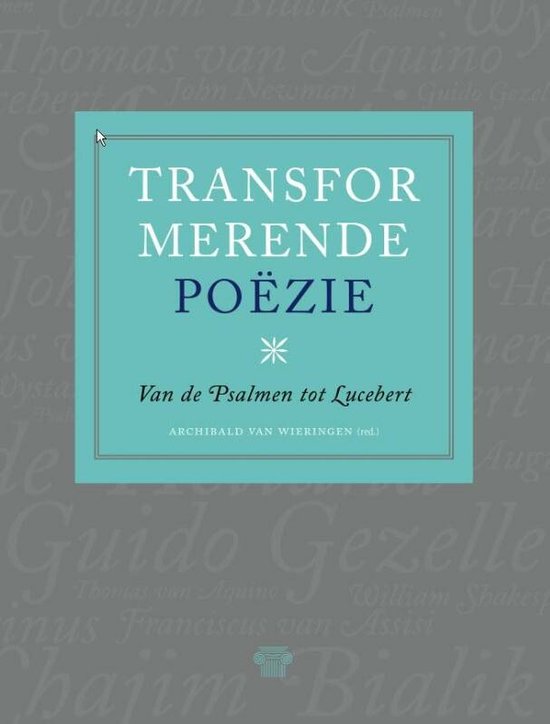 Utrechtse Studies 19 -   Transformerende poëzie