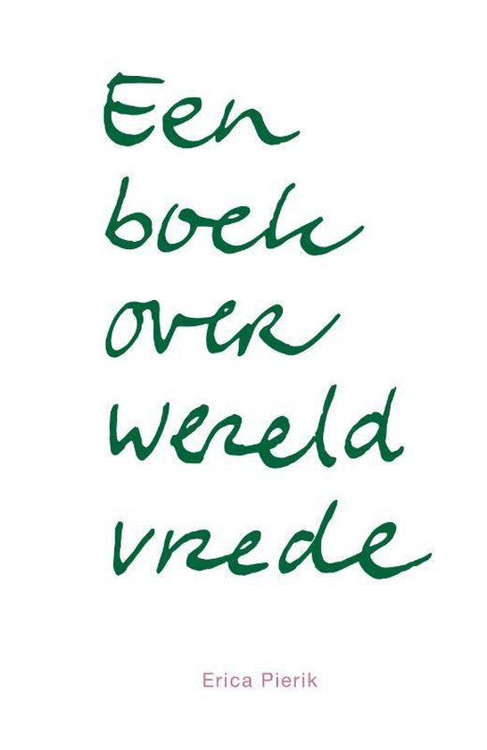 Een boek over wereldvrede