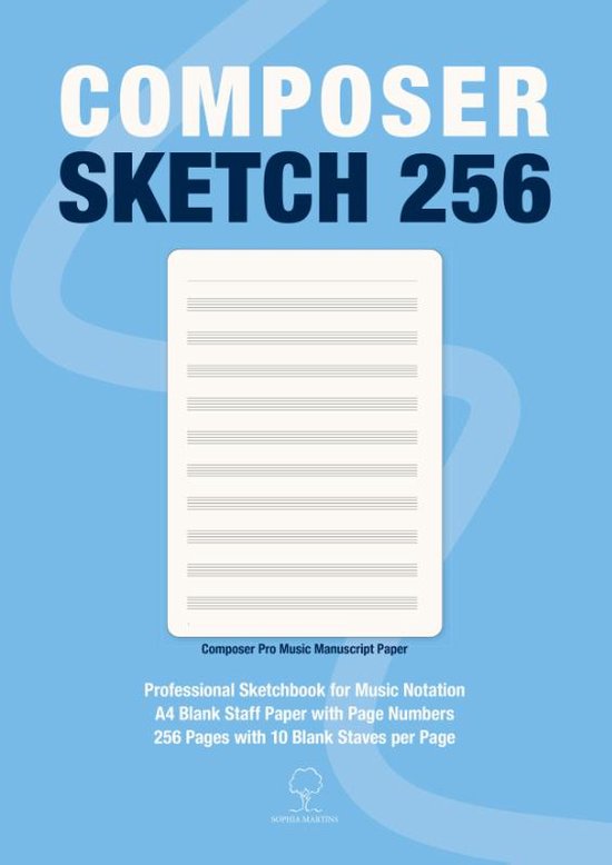 Composer Pro Premium Muziekpapier - Composer Sketch 256