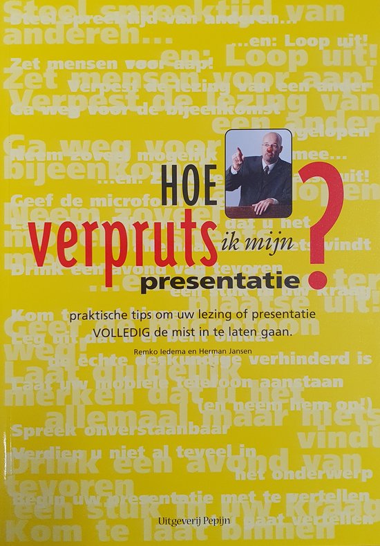 Hoe verpruts ik mijn presentatie ?