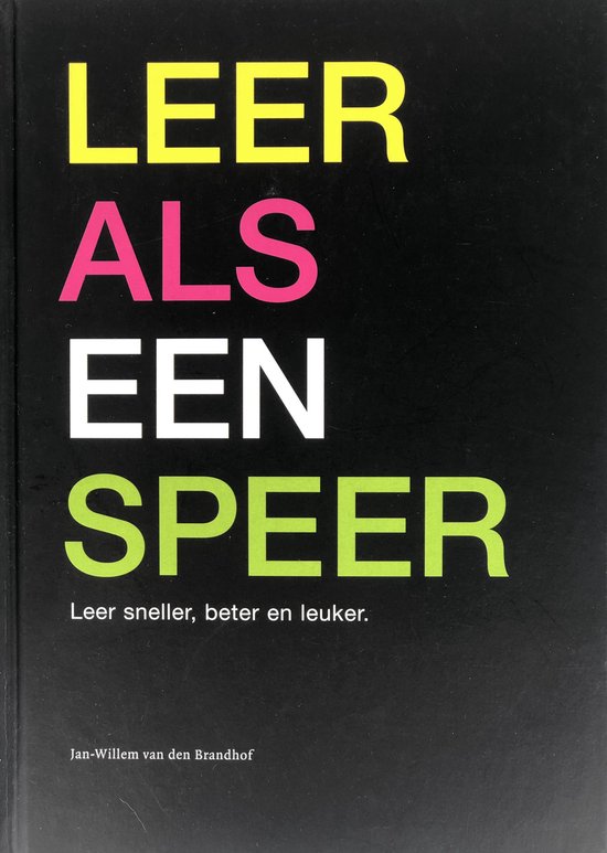 Leer als een speer