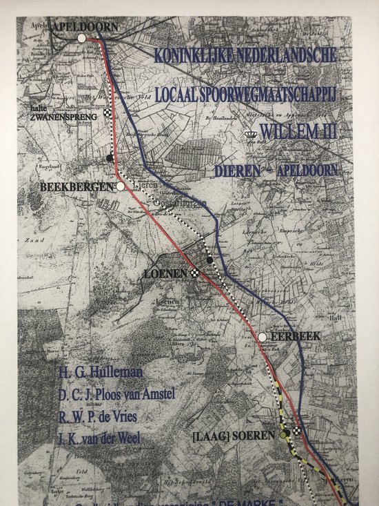 Koninklijke Nederlandsche Locaal Spoorwegmaatschappij Willem III, Dieren - Apeldoorn