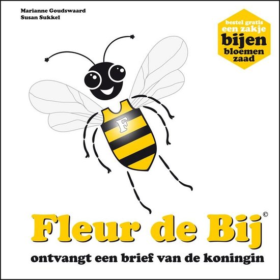 Fleur De Bij Ontvangt Een Brief Van De Koningin