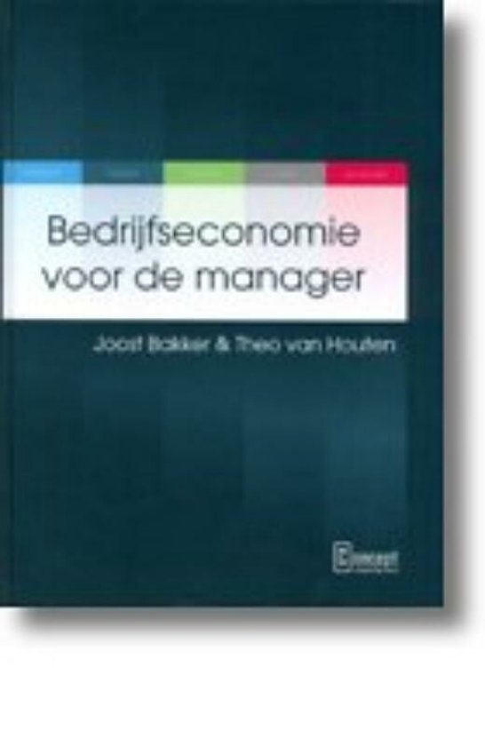 Bedrijfseconomie voor de manager