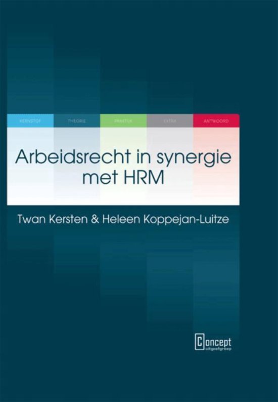 Arbeidsrecht in synergie met HRM