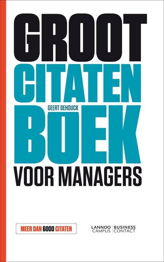 Groot citatenboek voor managers