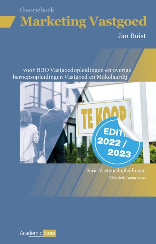 Marketing Vastgoed - Theorieboek (editie 2022/2023)