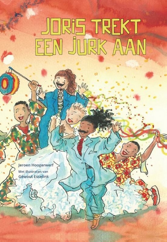 Joris trekt een jurk aan