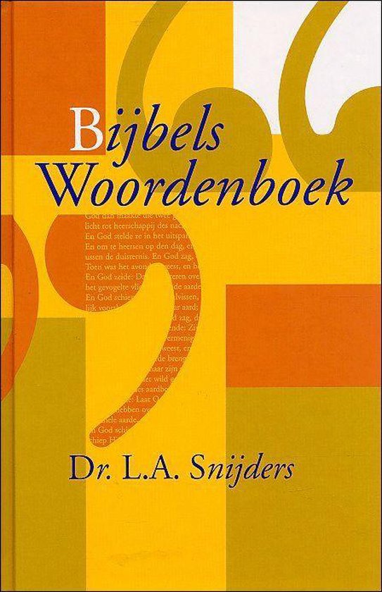 Bijbels woordenboek