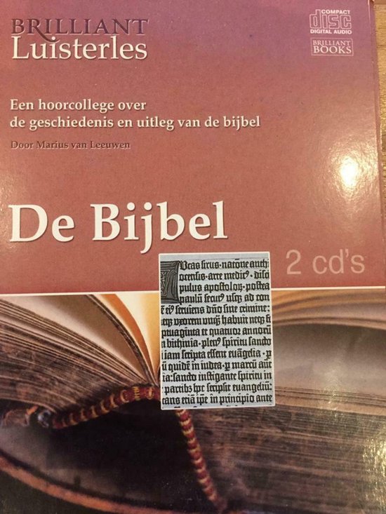 Luisterles De Bijbel (2 CD) Luisterboek