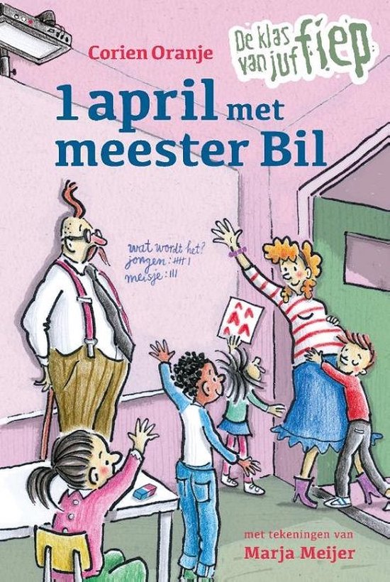 De klas van juf Fiep 1 - 1 april met meester Bil