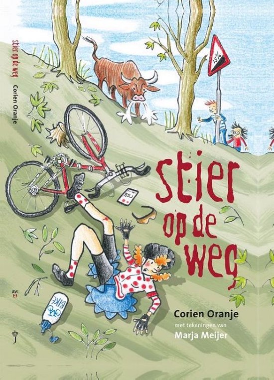 Stier op de weg