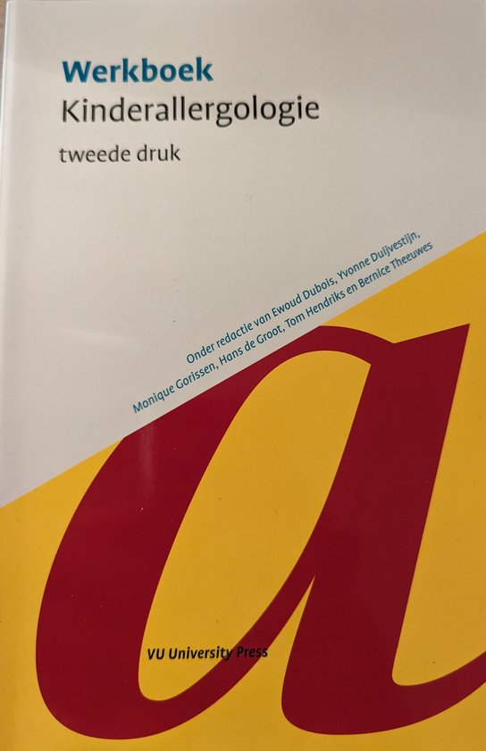 Werkboek kinderallergologie