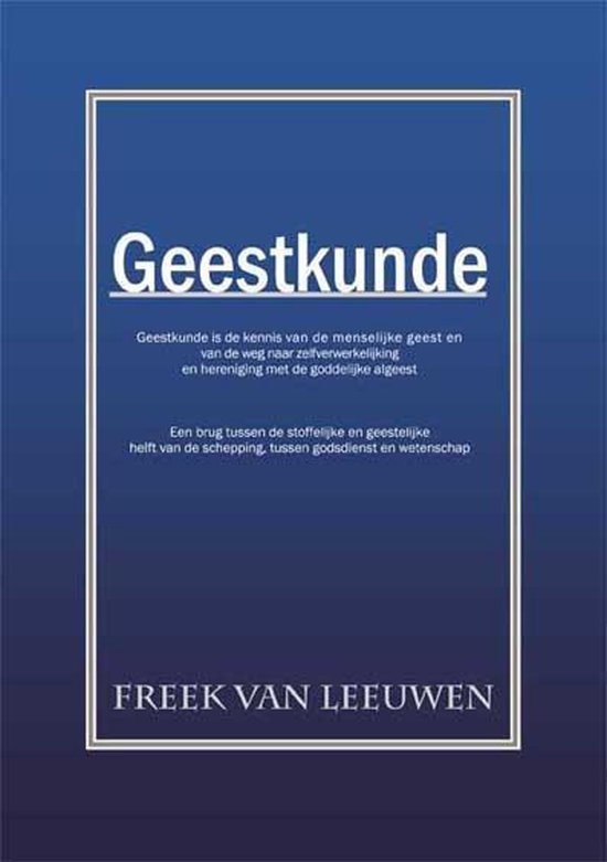 Geestkunde