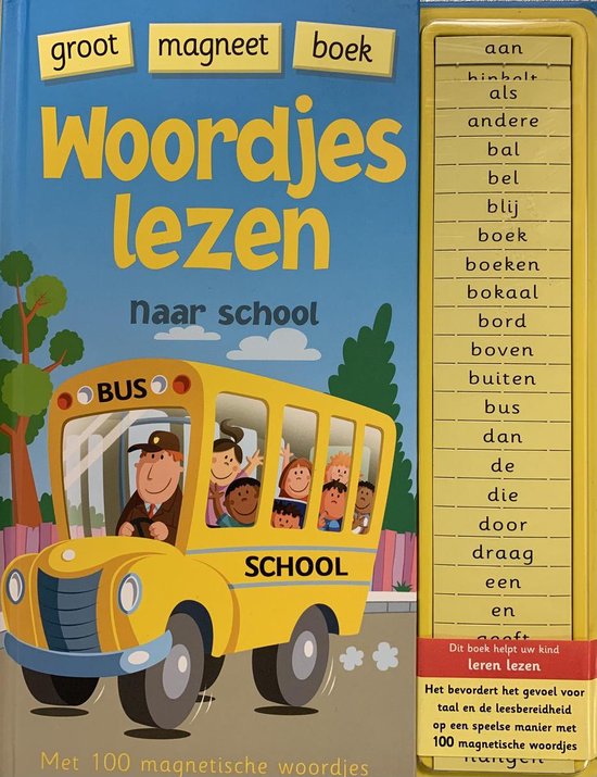 Groot magneetboek woordjes lezen