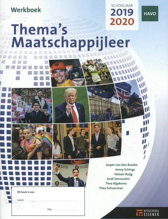 Thema's Maatschappijleer Havo 2019/2020 Werkboek