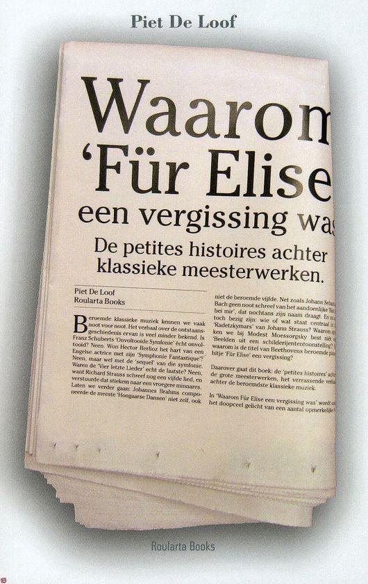 Waarom Für Elise Een Vergissing Was