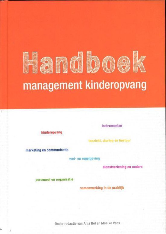 Handboek management kinderopvang