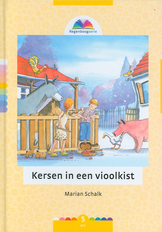 Regenboog Kersen In Een Vioolkist