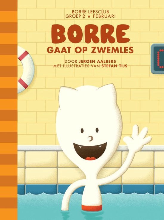 De Gestreepte Boekjes - Borre gaat op zwemles