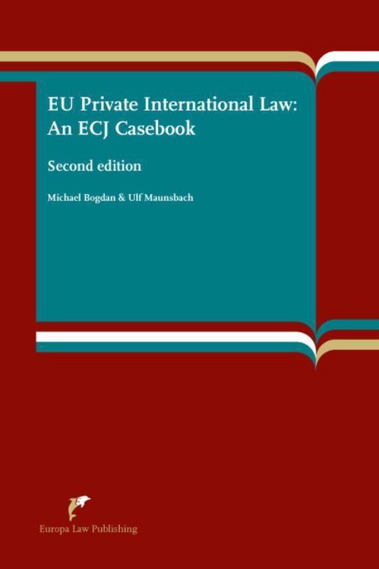 Eu Private International Law: An Ecj Casebook