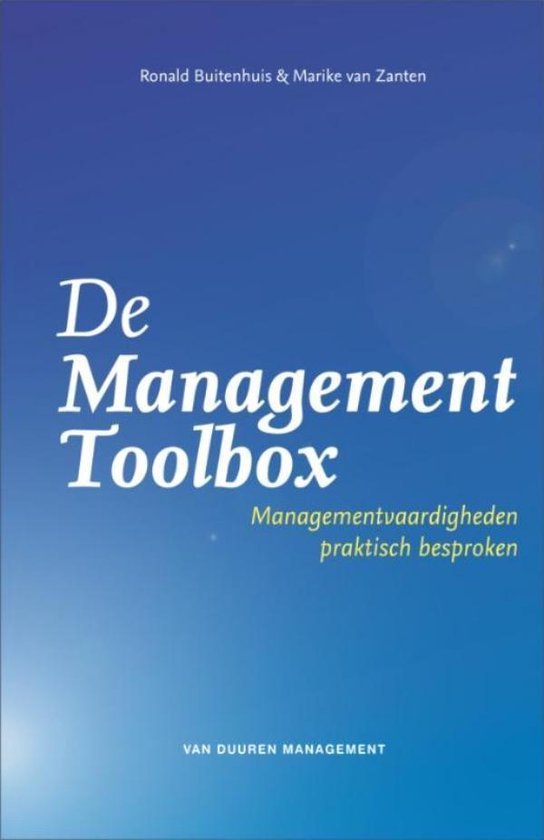 De Management Toolbox