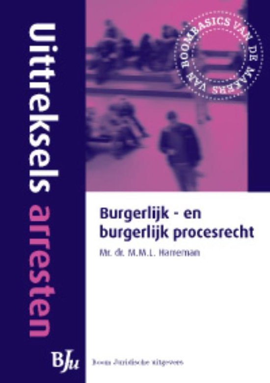 Uittreksels arresten  -   Uittreksels arresten burgerlijk - en burgerlijk procesrecht