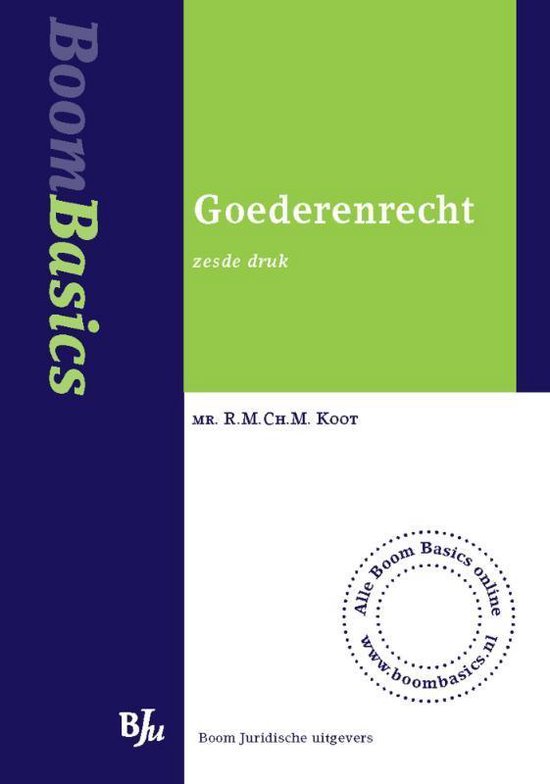 Boom basics - Goederenrecht