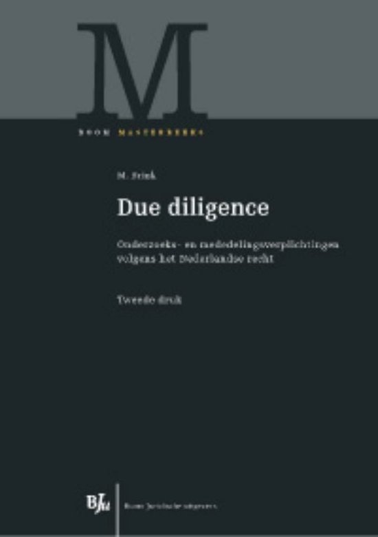 Boom Masterreeks - Due diligence