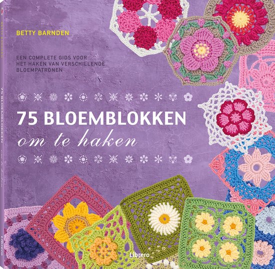 75 bloemblokken om te haken