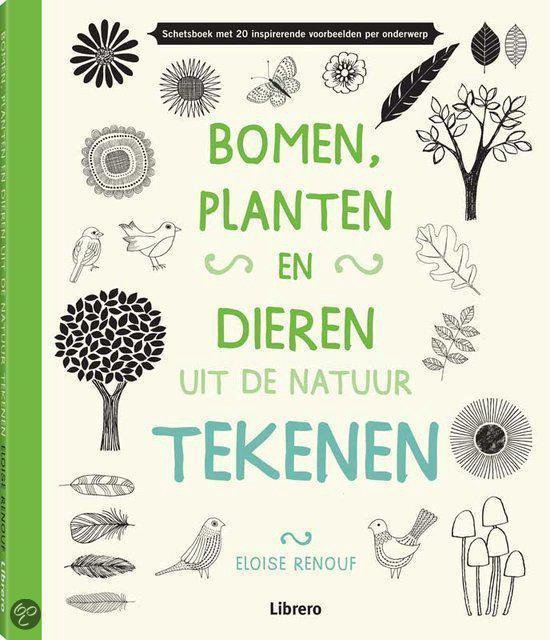 Bomen,planten,dieren uit de natuur tekenen