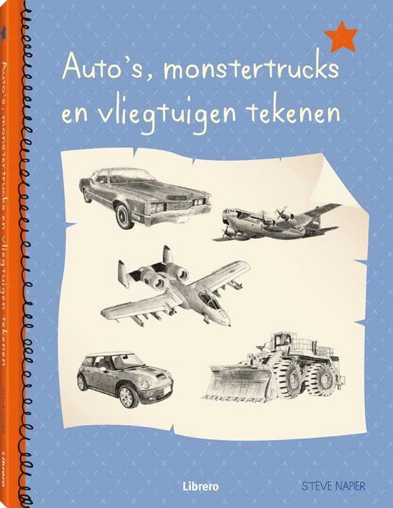 Auto's, monstertrucks en vliegtuigen tekenen