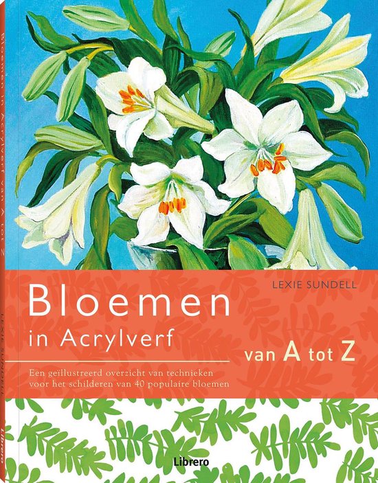 bloemen in acrylverf