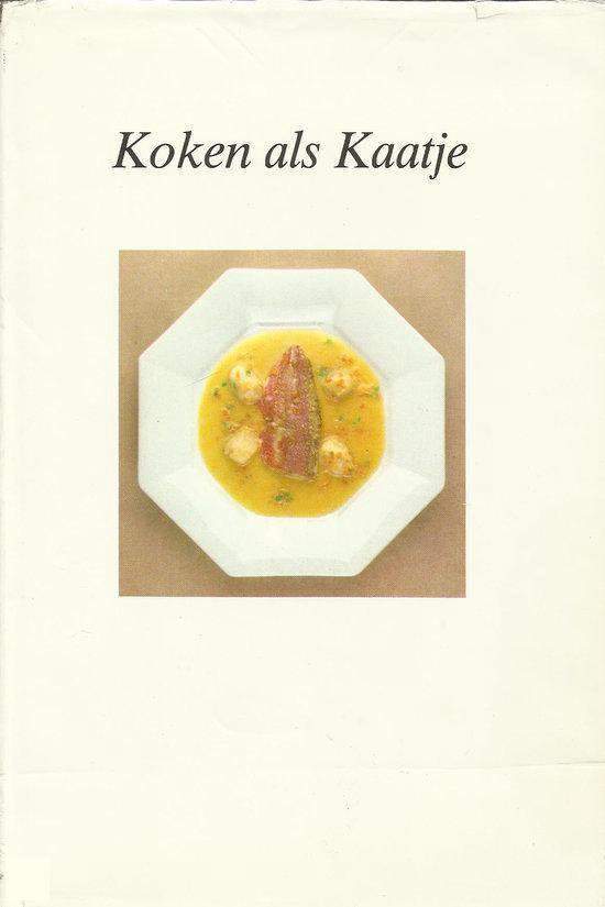 Koken als kaatje