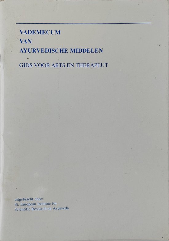 Vademecum van ayurvedische middelen