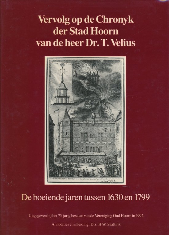 Vervolg op de Chronyk der stad Hoorn van de heer Dr. T. Velius