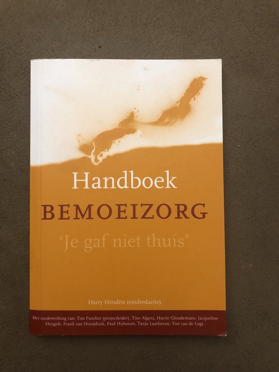 Handboek bemoeizorg