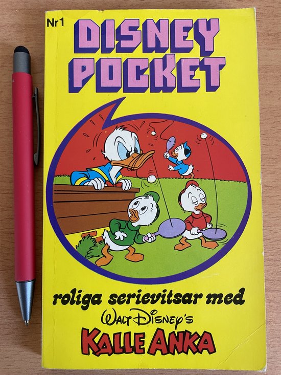 Donald Duck Zweedse disney pocket nr 1 grappige cartoon grappen