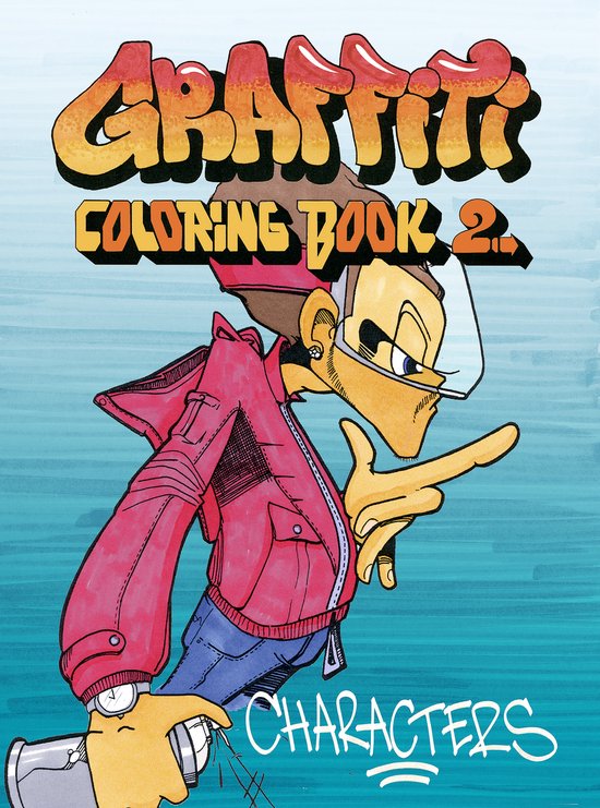 Graffiti Coloring Book 2 Characters