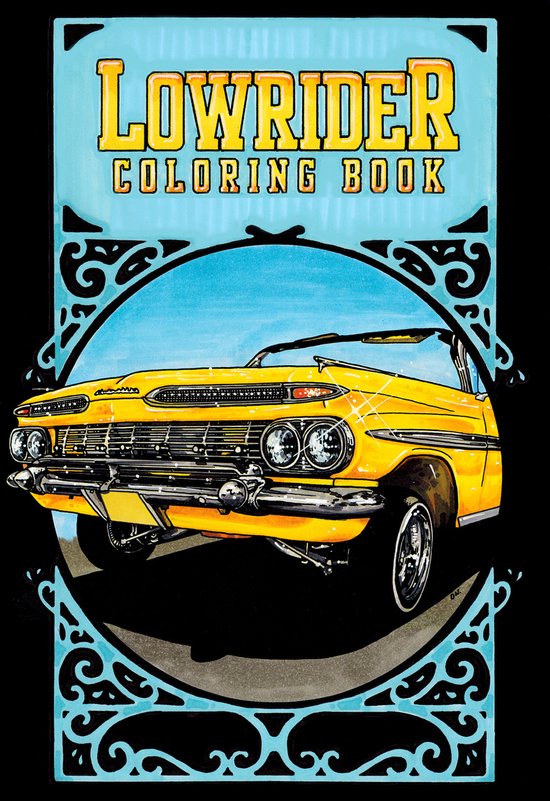 Lowrider Adult Coloring Book