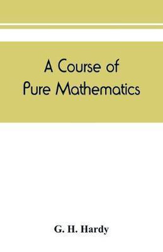 A course of pure mathematics