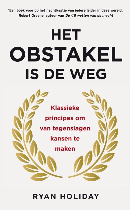 Het obstakel is de weg