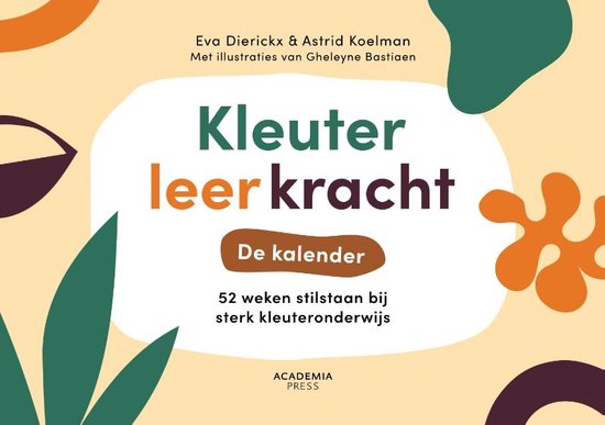 Kleuterleerkracht de kalender