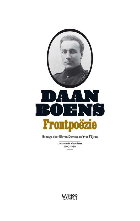 Daan Boens. FrontpoÃ«zie. Herz. dr