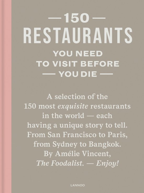 150 Restaurants You Need to Visit before You Die