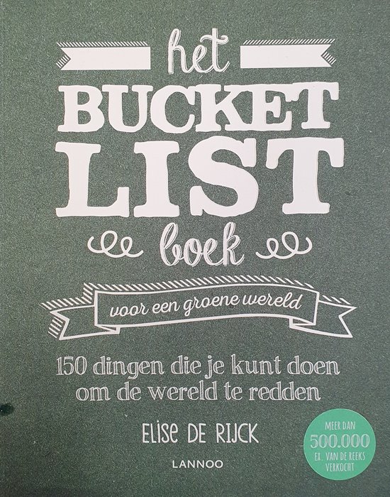 Het Bucketlist boek voor een groene wereld