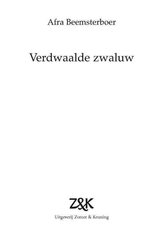 Verdwaalde zwaluw